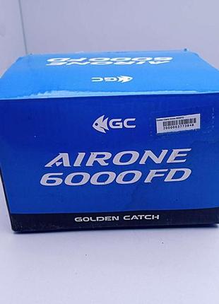 Рибальська спінінгова котушка б/у golden catch airone 6000fd