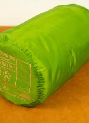 Спальний мішок quechua decathlon arpenaz 20 green (584037)1 фото