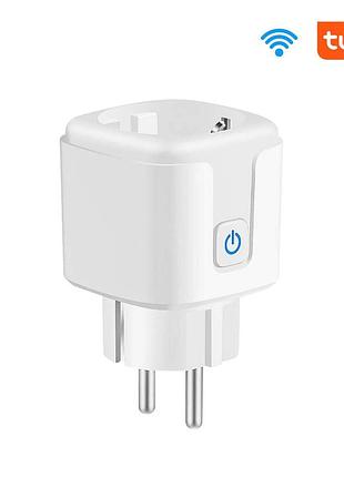 Умная розетка tuya smart wifi head 20а розетка с функцией мониторинга розетка для системы умного дома