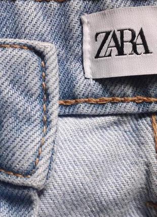 Шорти шортики джинсові zara висока талія10 фото