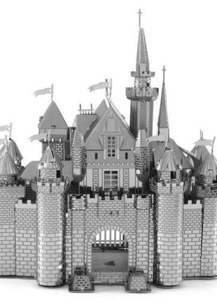 Металлический, 3d, конструктор, пазлы, модель, замок, крепость, castle