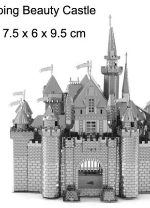 Металевий, 3d, конструктор, пазли, модель, замок, фортеця, castle2 фото