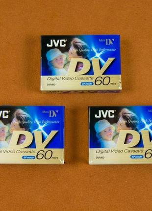 Видеокассета minidv jvc dvm60 m-dv60de japan