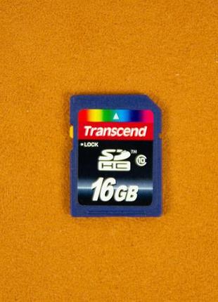 Карта пам'яті transcend sdhc 16 gb