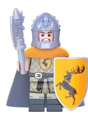 Фігурка конструктор європейський лицар середньовічний воїн баратеони