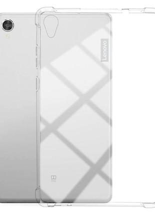 Силиконовый чехол бампер primolux silicone для планшета lenovo tab m8 (tb-8705) - clear