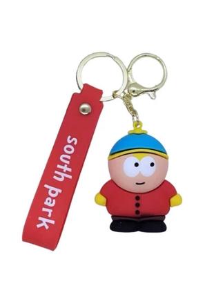 Южный парк брелок эрик картман eric cartman south park силиконовый брелок для ключей креативная подвеска 6см