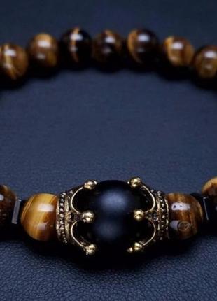 Браслет primo antique crown (антична корона) - brown