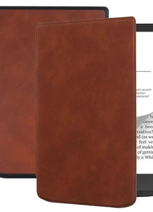 Чохол обкладинка primolux tpu для електронної книги pocketbook 743 inkpad 4 - brown