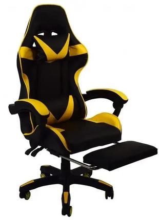 Геймерские кресла желтого цвета, компьютерное ортопедическое кресло для геймеров borno prestige для игр дома1 фото