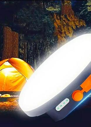 Ліхтар для кемпінгу, портативний кемпінговий led ліхтар з акумулятором 9900 маг тепле світло