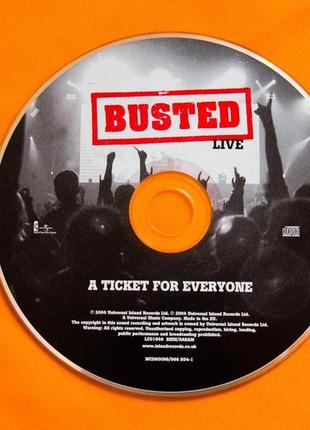 Музичний диск cd. busted