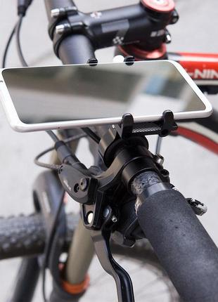 Держатель смартфона телефона на мотоцикл велосипед кронштейн на руль ztto5 фото