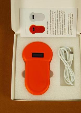 Сканер animal id reader (134.2khz portable rfid pet chip reader)1 фото