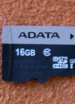 Карта пам'яті adata microsd hc 16gb