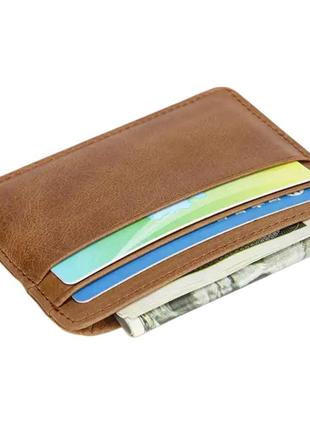 Кредитница primo card holder - light brown