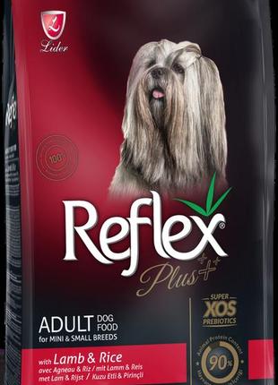 Reflex plus сухий корм для собак малих порід з ягням та рисом 8 кг1 фото