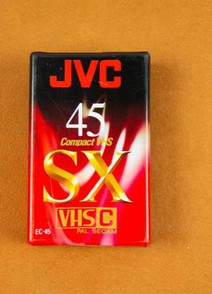 Видеокассета новая jvc ec-45 compact vhs sx vhs c