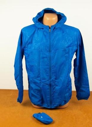 Куртка, ветровка, дождевик, синяя, 3xl5 фото
