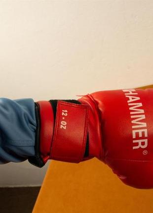 Боксерские перчатки hammer 12 oz7 фото