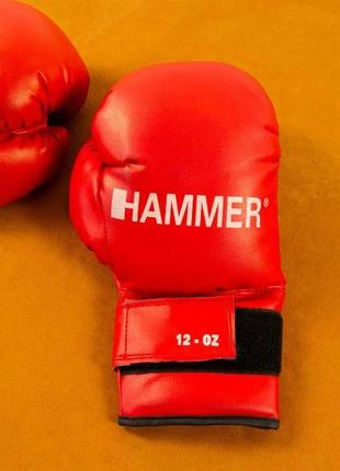 Боксерские перчатки hammer 12 oz2 фото