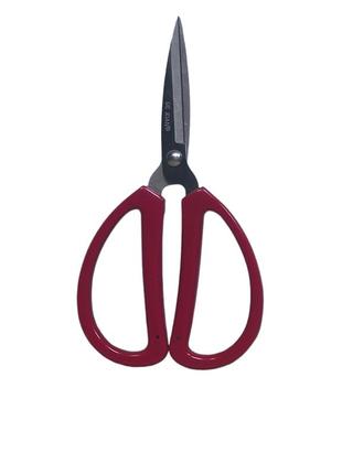 Ножницы бытовые универсальные для шитья и рукоделия с пластиковыми ручками de xian 150 мм (6") к12 (6657)