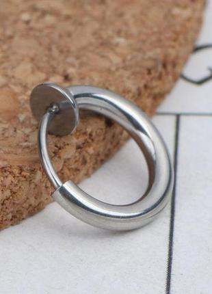 Септум-обманка finding кольцо имитация пирсинга носа уха из нержавеющей стали сталистый 13 мм х 12 мм3 фото