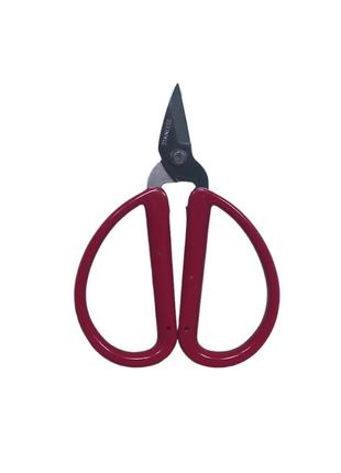 Ножницы бытовые универсальные для шитья и рукоделия с пластиковыми ручками de xian 115 мм (4.5") в02 (6672)2 фото
