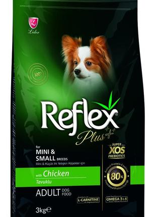Reflex plus сухий корм для собак малих порід з куркою 3 кг