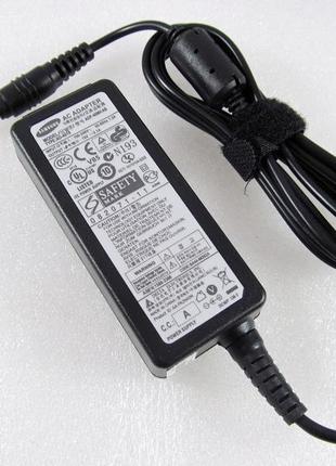 Блок живлення samsung 40w (ad-4019 19v, 2.1 a, роз'єм 5.5/3.0(pin inside) [3-pin] оригінальний1 фото