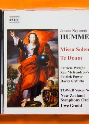 Музыкальный cd диск. hummel - missa solemnis