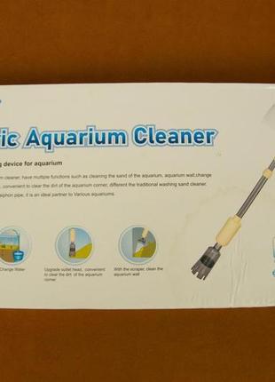 Очисник, пилосос, для акваріума, bedee, electric aquarium vacuum cleaner