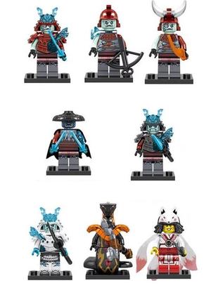 Набір фігурки конструктор чоловічки зомбі ніндзяго ninjago