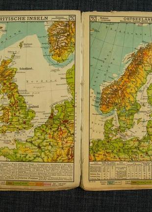 Антикварный, старинный, атлас, германия, 1932 год5 фото