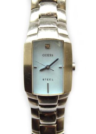 Guess steel строгие классические часы из сша мех. japan epson