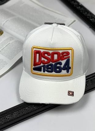 Чоловіча бейсболка dsquared2, кепка dsquared2 біла