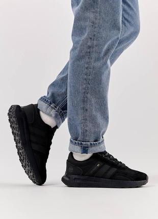 Мужские кроссовки adidas retropy e5 черные сетка адидас ретроп весенние летние (b)8 фото