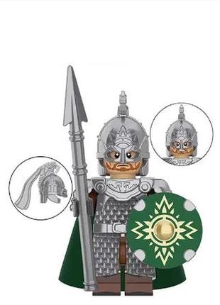 Фігурка середньовічного лицаря з списом володарів кілець воїн роханці