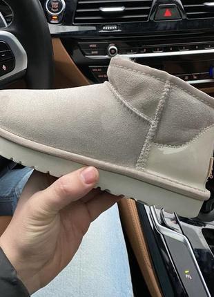 Ugg ultra mini gray premiun lacquer  bo6888272