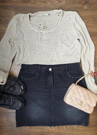 Джинсовая юбка