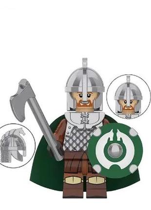 Фігурка середньовічного лицаря з сокирою володарів кілець воїн роханці