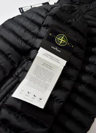 Чоловіча вітрівка stone island чорна демісезонна куртка стон айленд весняна осіння (b)6 фото