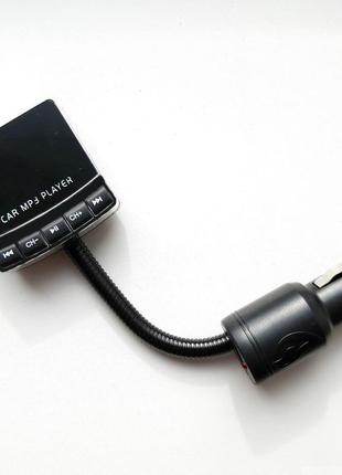 Автомобильный fm-модулятор 856 usb/micro sd/mp3 (black) | авто fm трансмиттер