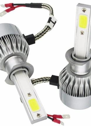 Лампа автомобільна led c6 h1 (silver) | діодна лампа для автомобіля
