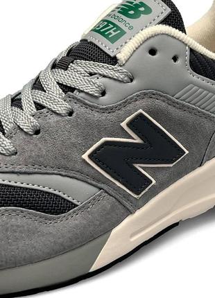 Чоловічі кросівки new balance 997r замшеві із сіткою сірі нью беланс весняні осінні (b)6 фото