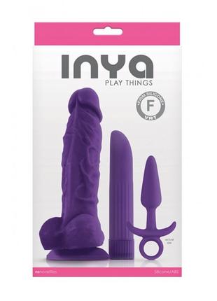 Набор секс игрушек "play things purple" inya