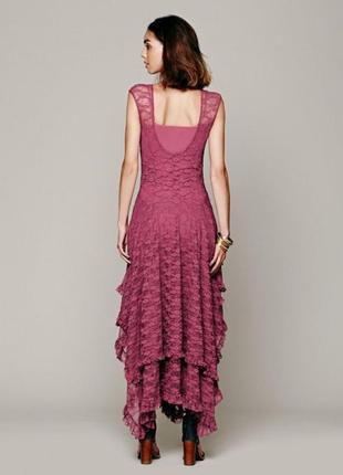 Платье maxi розовое2 фото