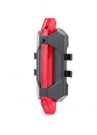 Велосипедный задний габарит rapid x мигалка задняя usb red (dc-918)