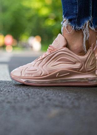 Nike air max 720 rose 🍏 стильные женские кроссовки найк