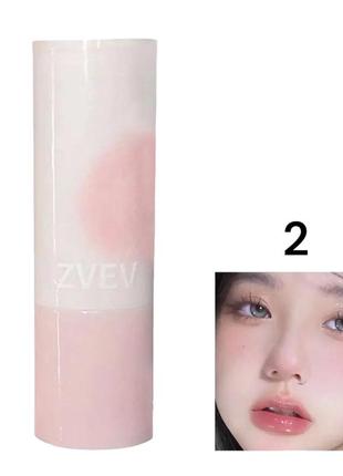 Стойкие румяна-стик blush stick cheek smooth natural mk052-02